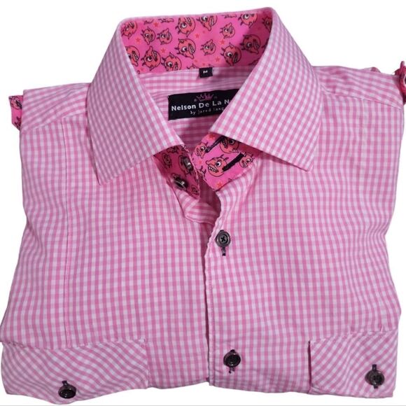 Nelson de La nuez by Jared lang limited edition button down shirt - Picture 2 of 6